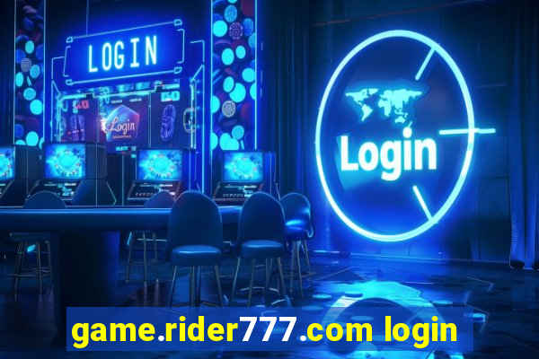 game.rider777.com login